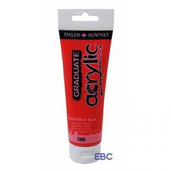 Dawler Rowney Graduate Acrylic 120 ml Vermilion Hue